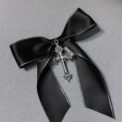 Lolita Black Long and Gray Dress Jirai Kei-inspired Sleeves