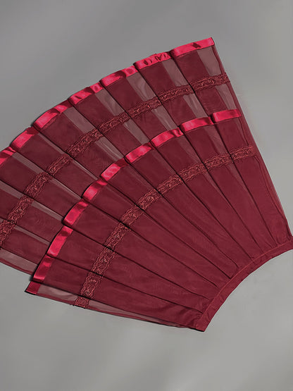 Side / Detachable Train Red Black White