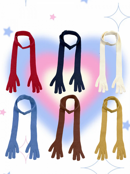 Y2K Hand-shaped Scarf