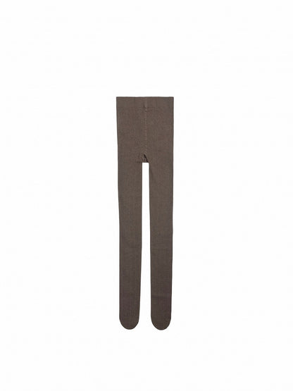 Brown/Dark Grey/Light Grey/White Cotton Winter Tights