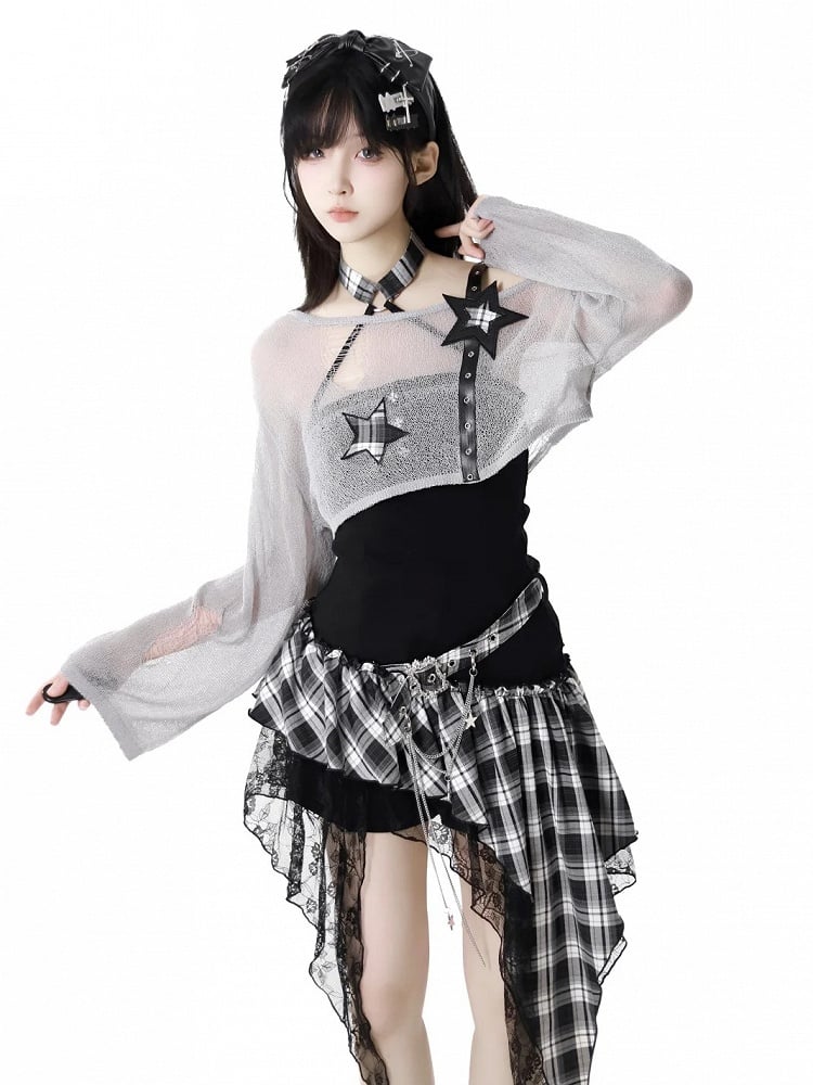 Details Black Star Stud Glamorous Shorts