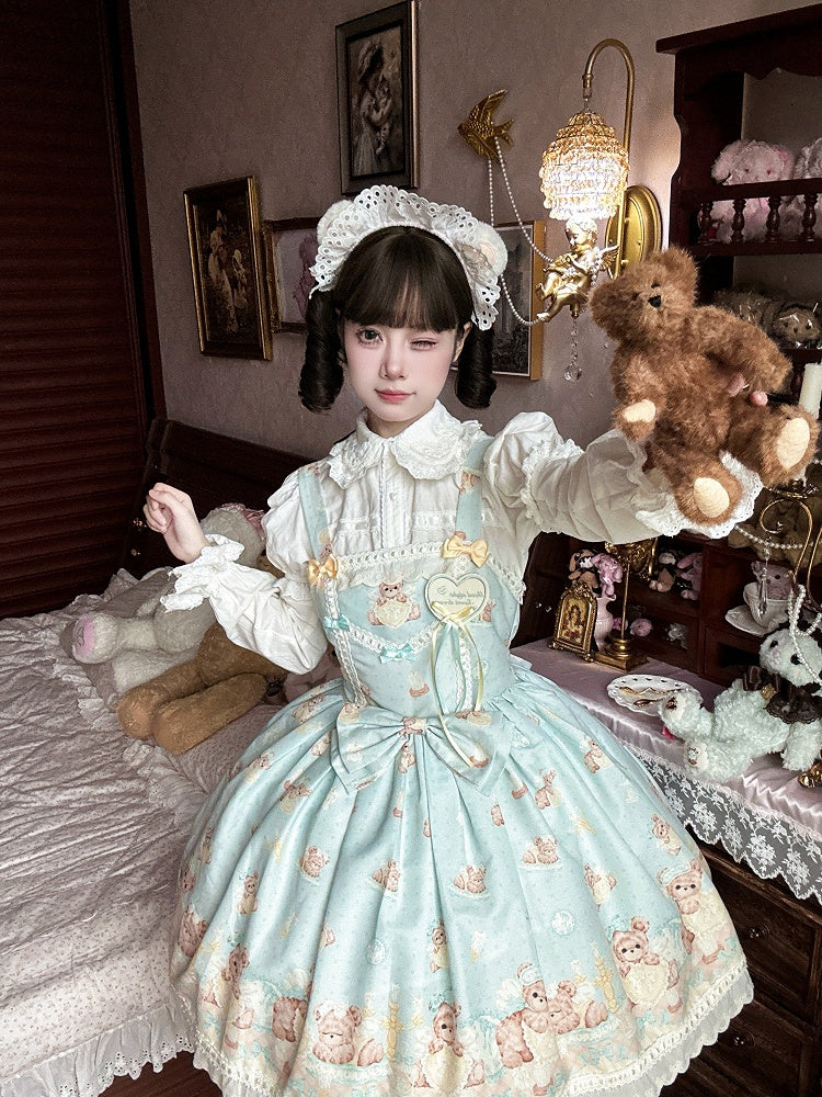 Mint Green Teddy Sweet Lolita Dress