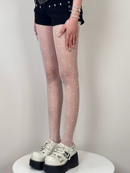 Details Options Bittersweet Tights Heart Color 4