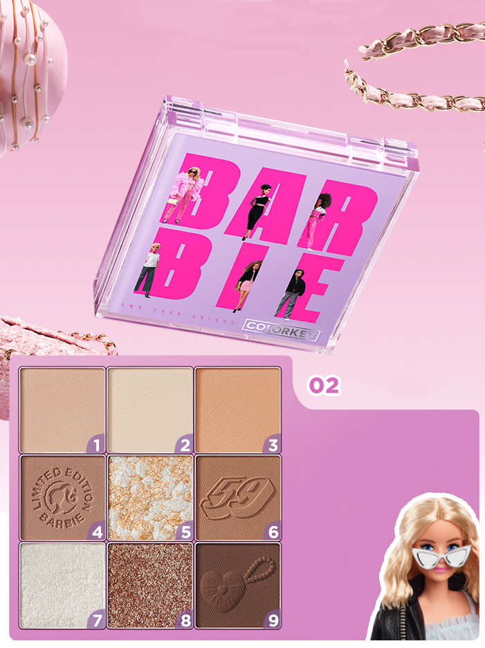 Barbie 9-color Eyeshadow Palette