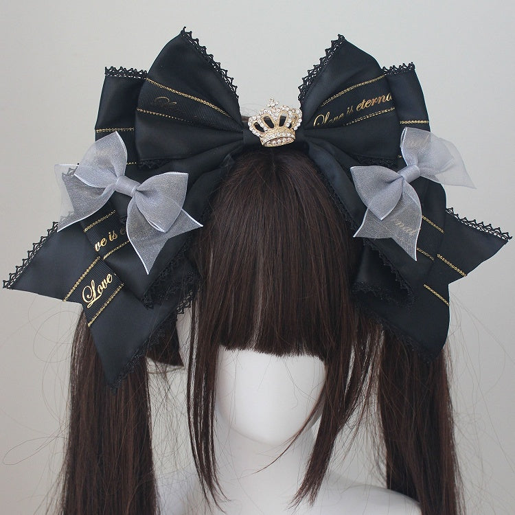 Nœud papillon décoré de couronne KC