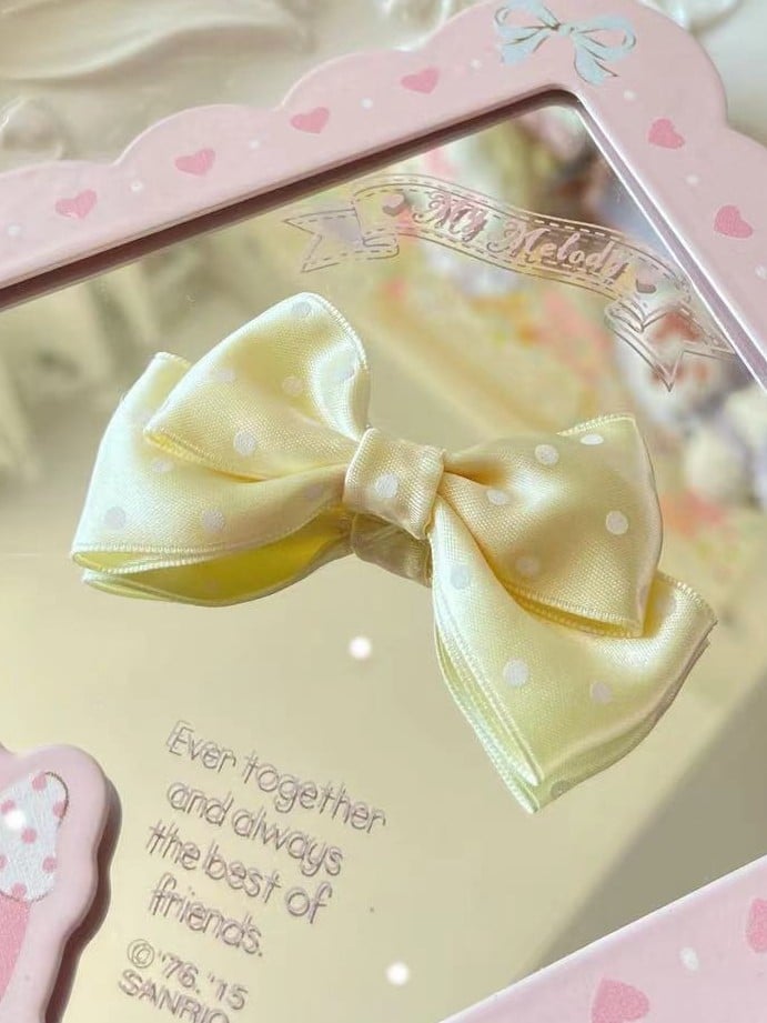 Musteroptionen 10 Farbbrosche Bowknot Polka-dot