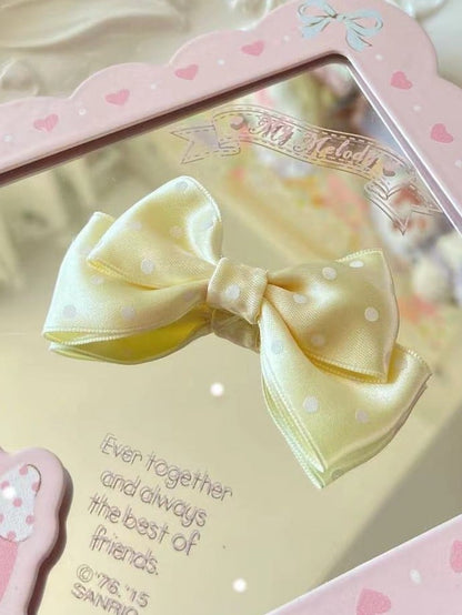 Musteroptionen 10 Farbbrosche Bowknot Polka-dot