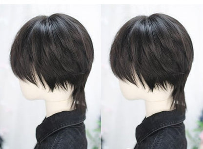 Black Ouji Wig with Bangs