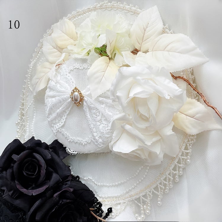 Trim Gothic 11 Floral Lace Hat Beaded Elegant Options Design Charm
