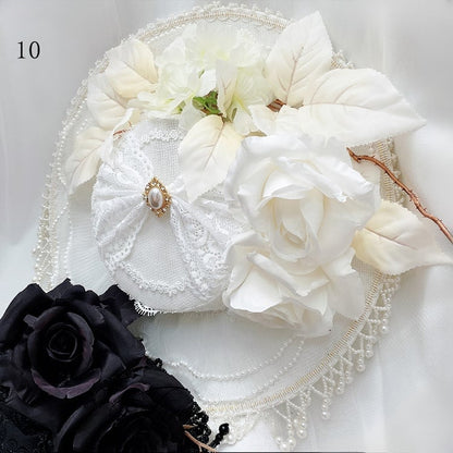 Trim Gothic 11 Floral Lace Hat Beaded Elegant Options Design Charm