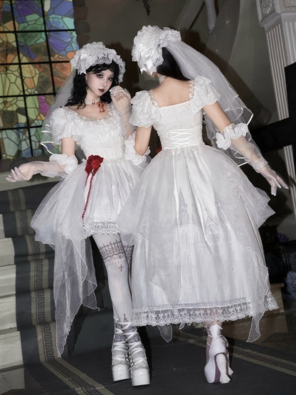 Head White Veil