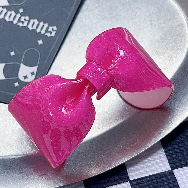 Y2K Bowknot Rot Rot/Weiß/Grün/Rose Manschette