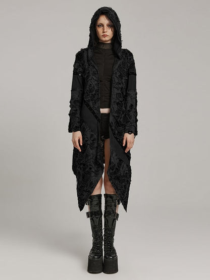 Black Wasteland Punk Decayed Coat