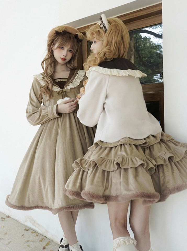 Coco Coat Dress Volume Girly Ruffle + Skirt Diary