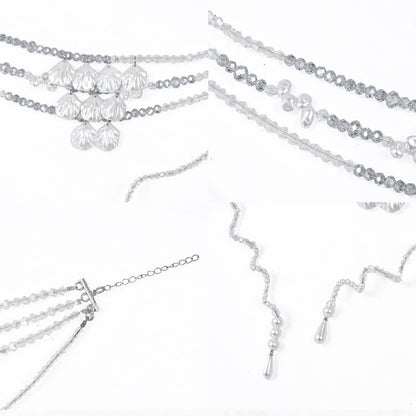 Layered Pendants Shell Fairy Beaded Necklace Sea Kei