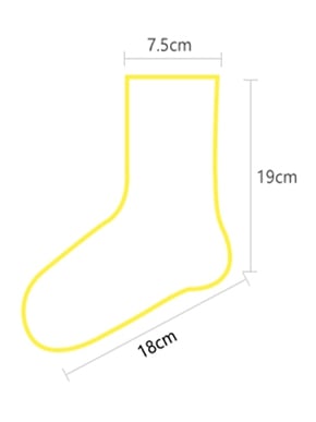 Pattern Calf Polka-dot Socks Black/White Bowknot