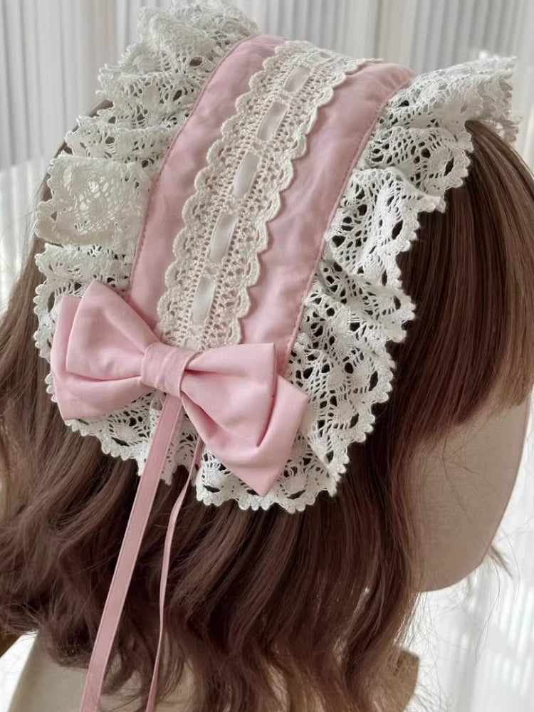 Black Hairband / Pink