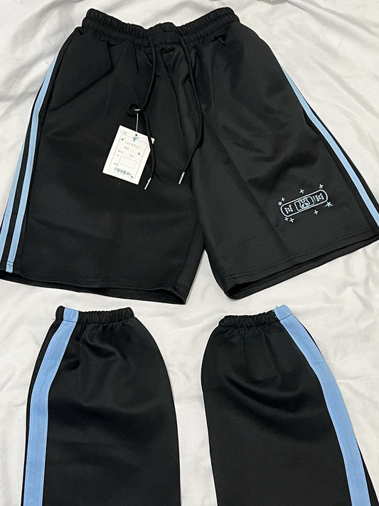 And Leg Bunny Embroidery Tenshi BlackBlue Kaiwai Shorts With Warmers Star