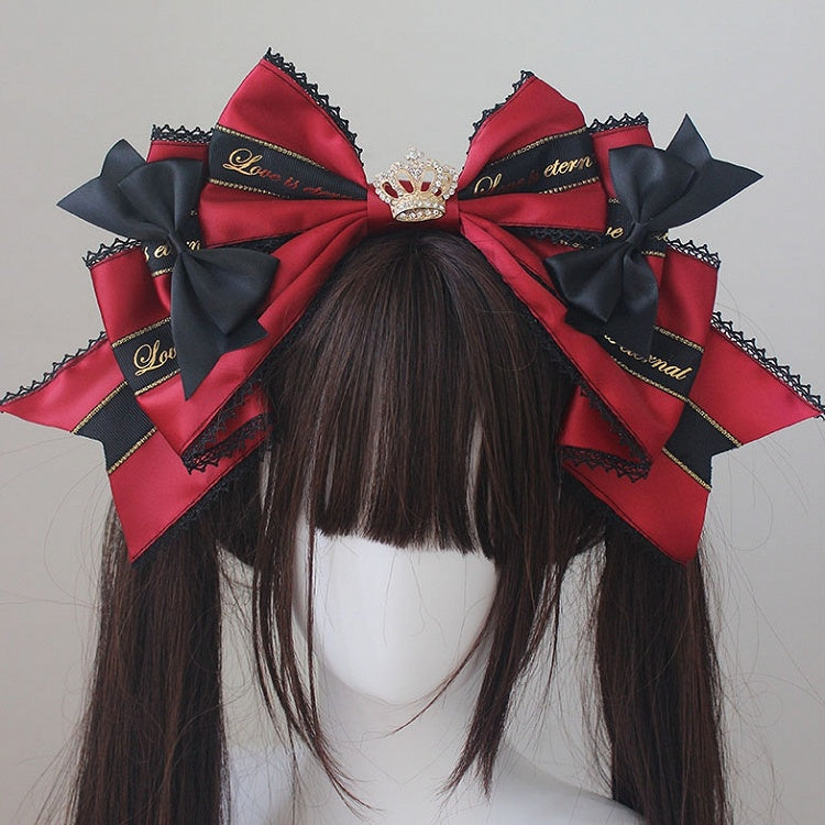Nœud papillon décoré de couronne KC