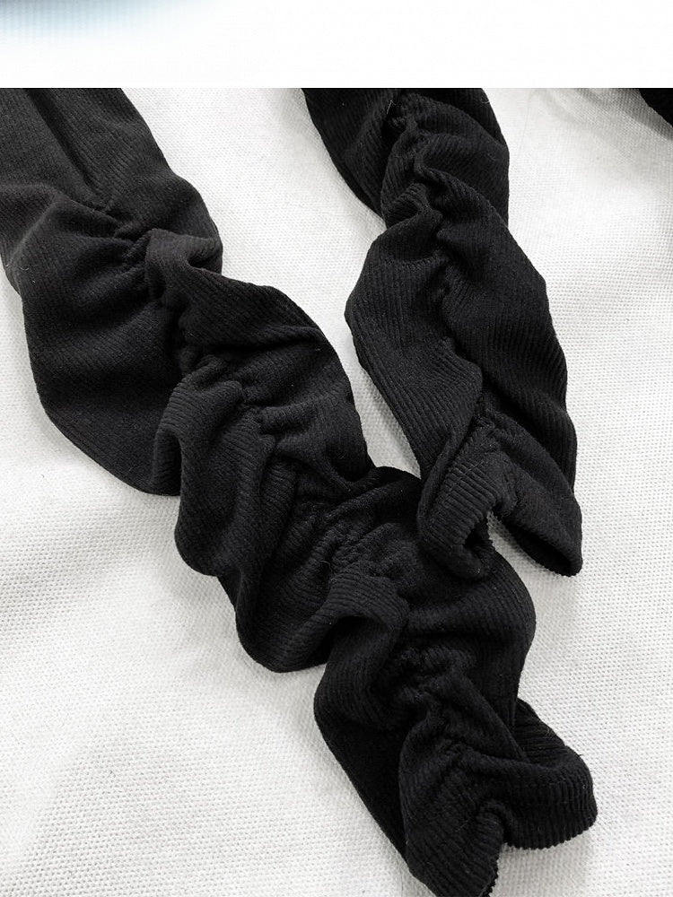 Dress Black Y2K Print Design