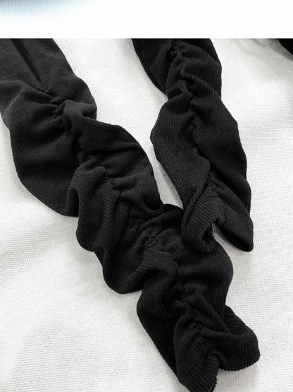Dress Black Y2K Print Design