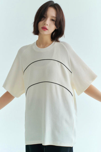 line design block T-shirt Color