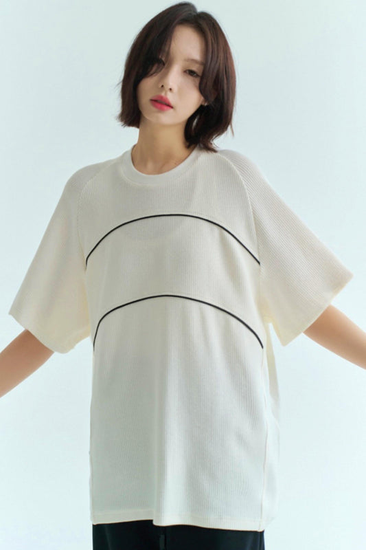line design block T-shirt Color