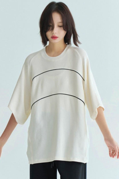 line design block T-shirt Color