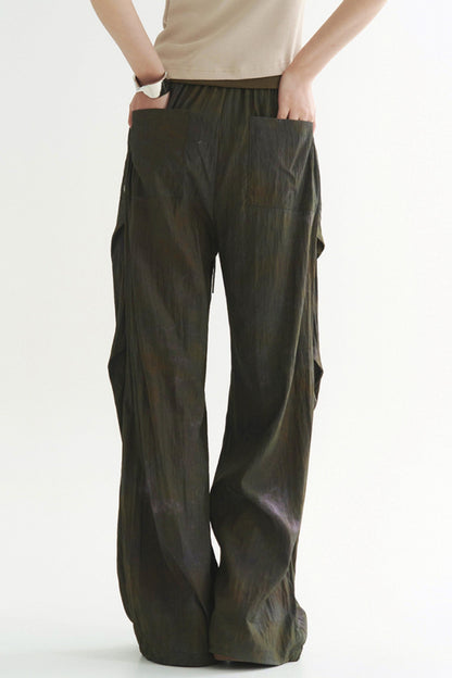 drape Pleated casual pants