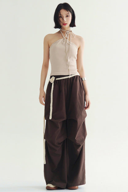 Elegant Pants Trouser Wide Pleated