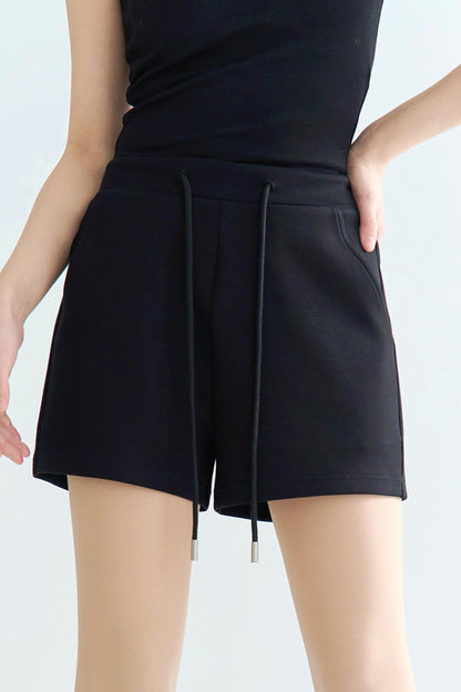 high-waisted shorts