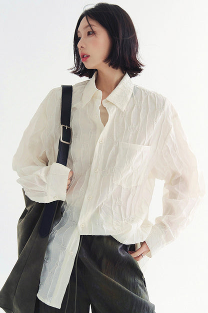 Tops Lightweight Solid Long Sleeve