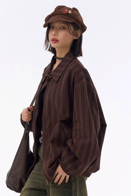 Jacke gestreift Vintage