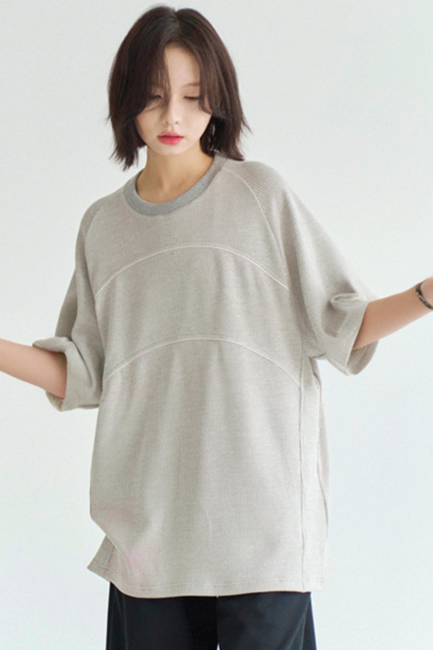 line design block T-shirt Color