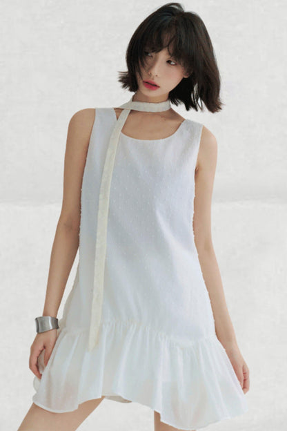 Sleeveless Dress Flowey Lightweight