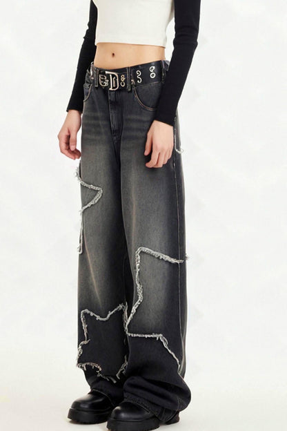 Jeans Edge Pentagram Raw Denim