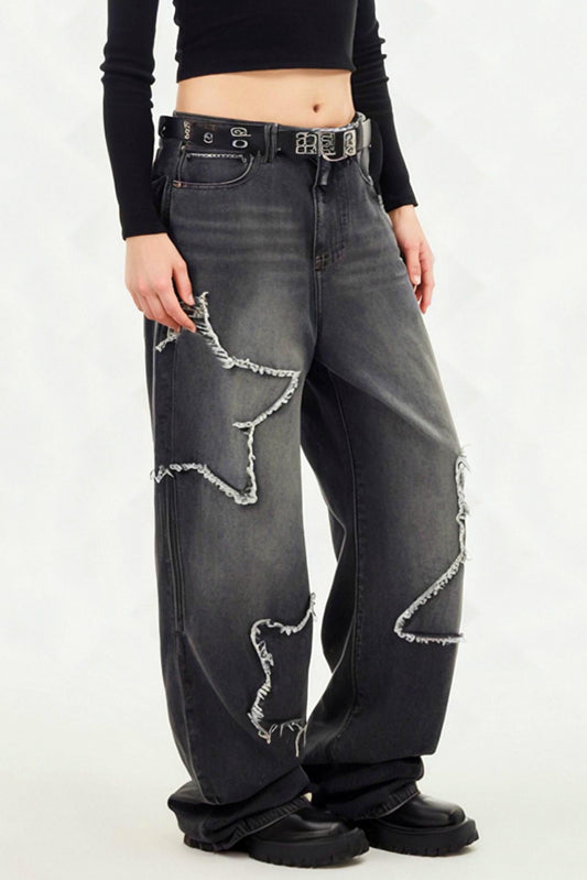Jeans Edge Pentagram Raw Denim