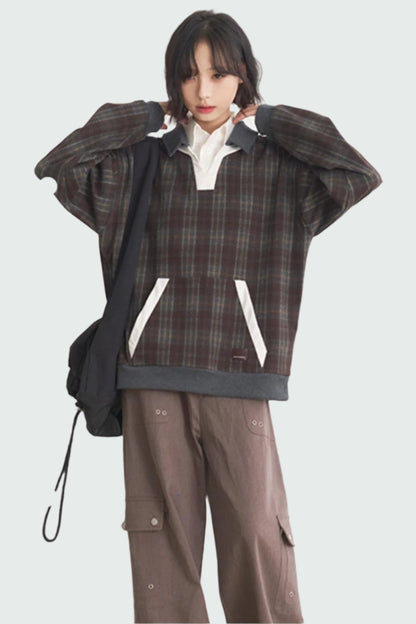 Gravity Museum 2025 Sweater Stripe Spring - Patchwork
