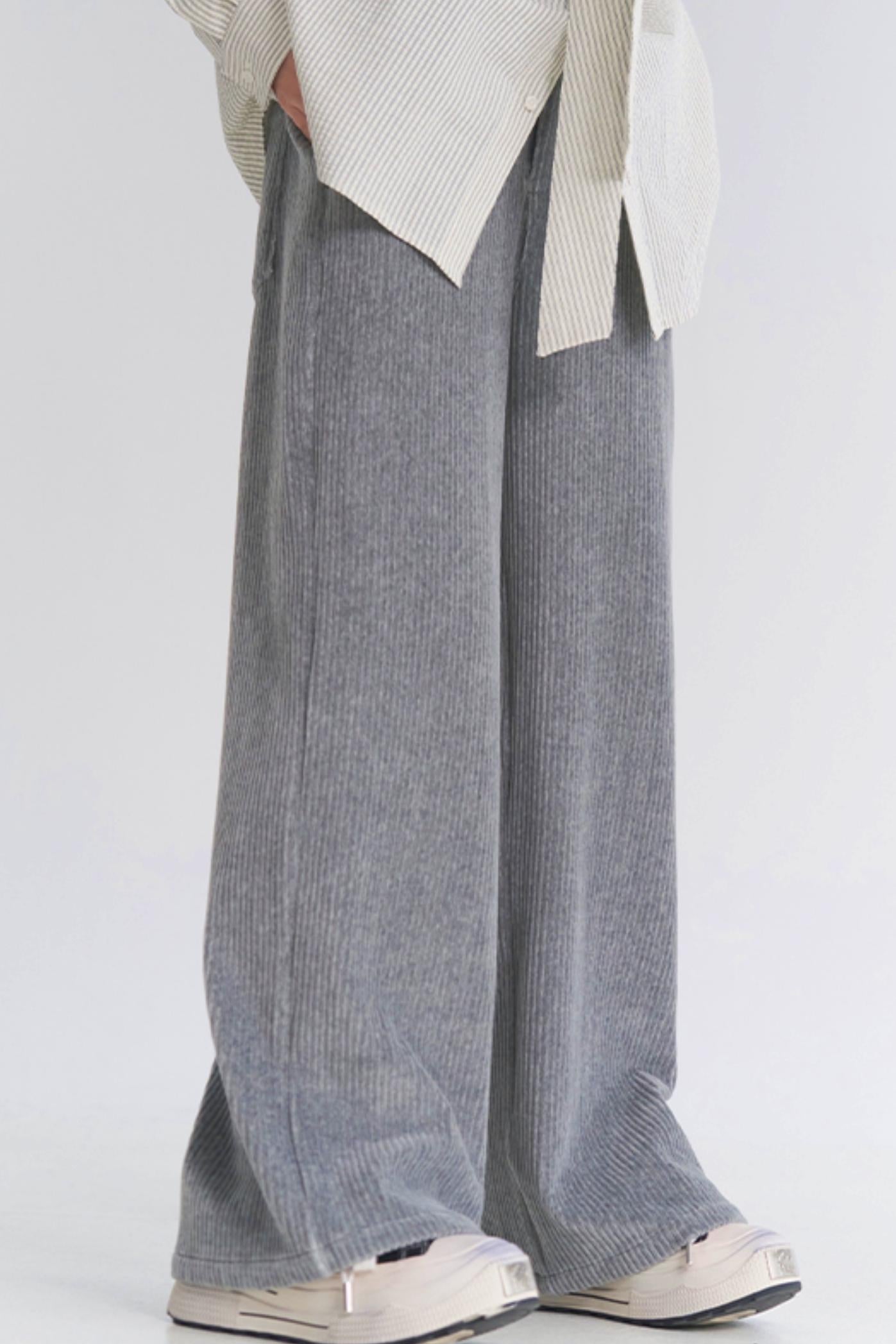 Mid-weight pants straight