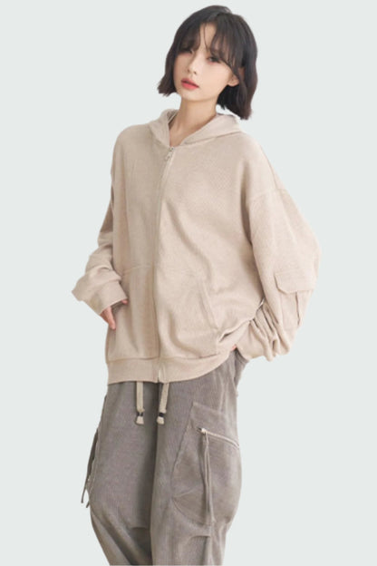 Unisex Spring Museum Hooded 2025 Collection - Cardigan Gravity