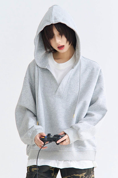 ユニセックスカジュアルパーカースタイル