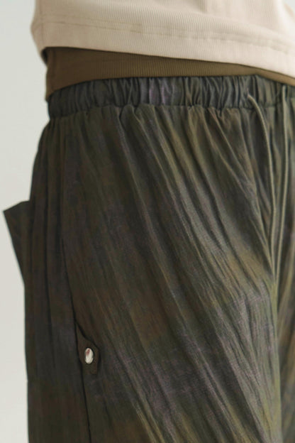 drape Pleated casual pants