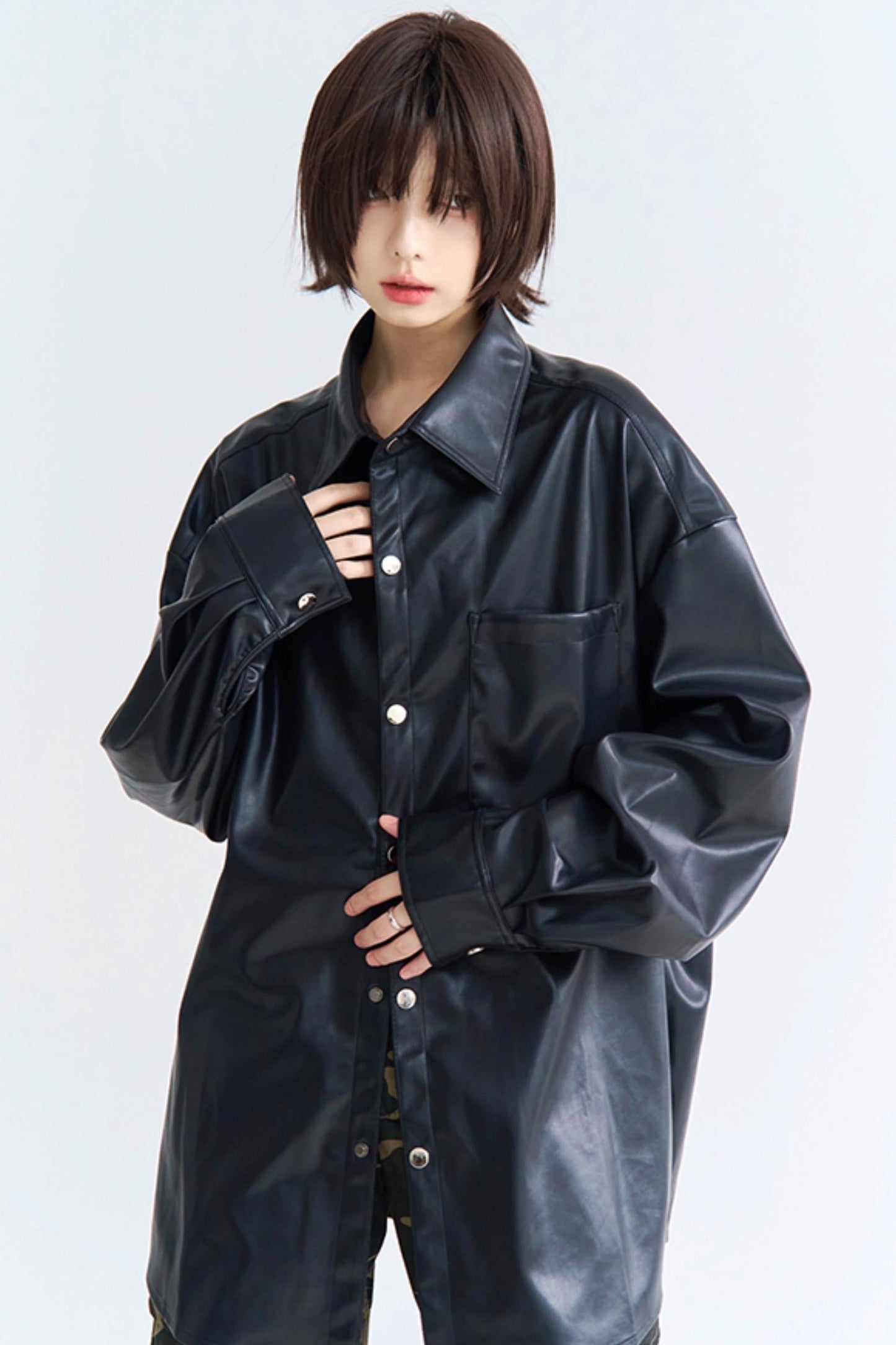 Tops Vintage Style PU