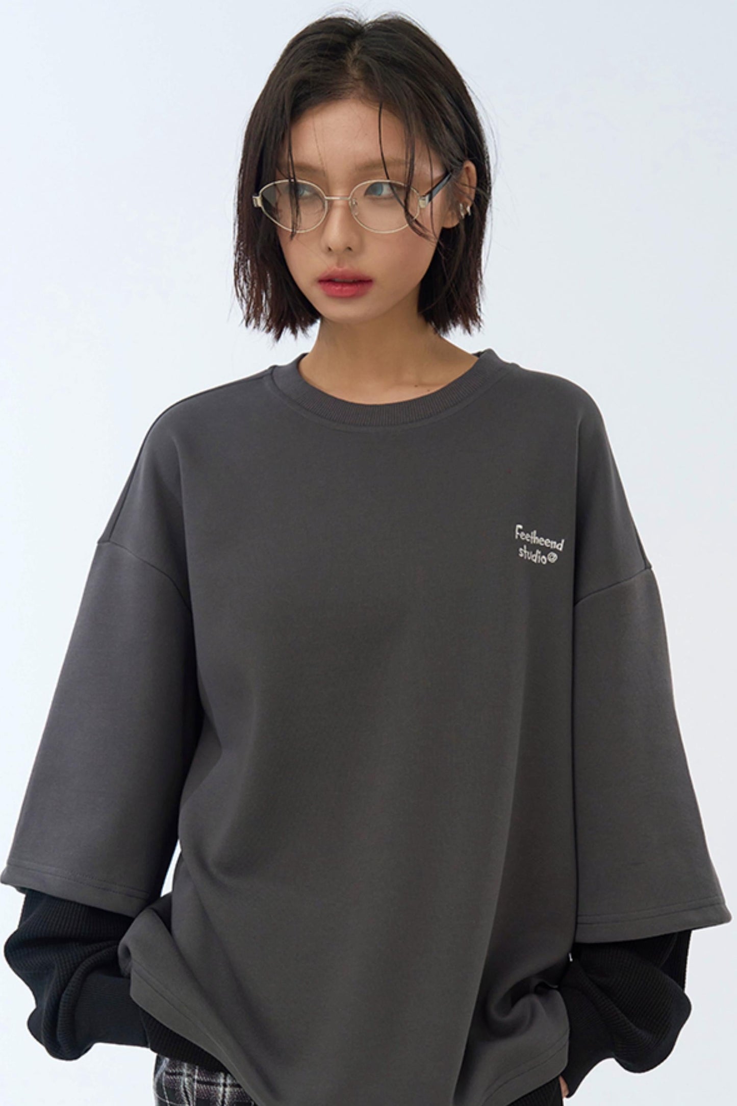 Unisex Neck Round Top