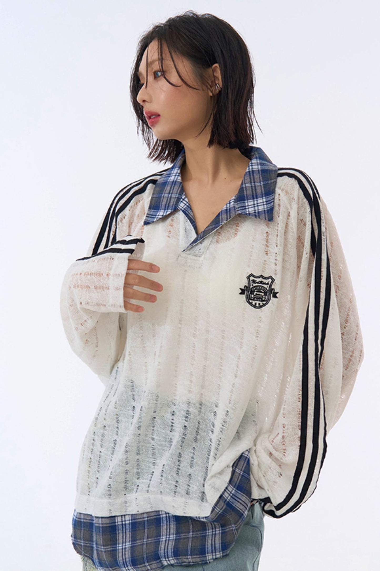 Plaid Sweatshirt