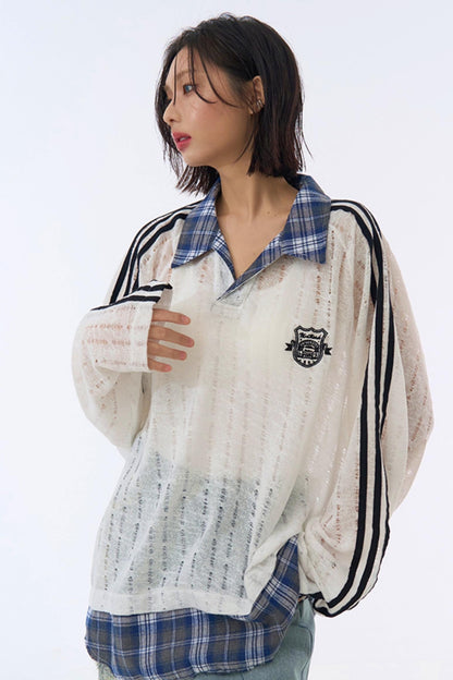 Plaid Sweatshirt