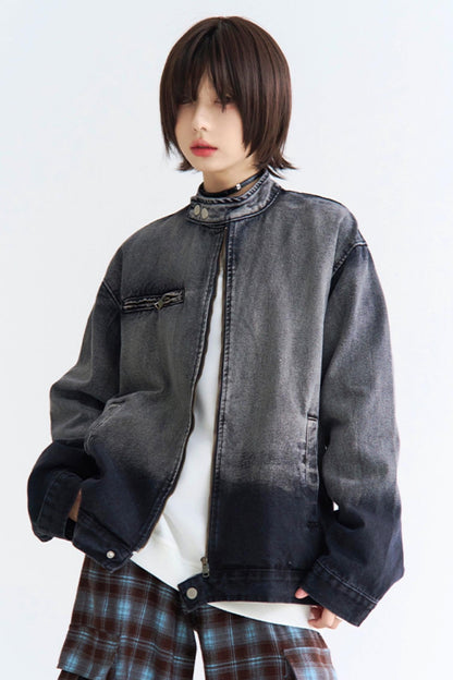 ombre jacket Relaxed jeans