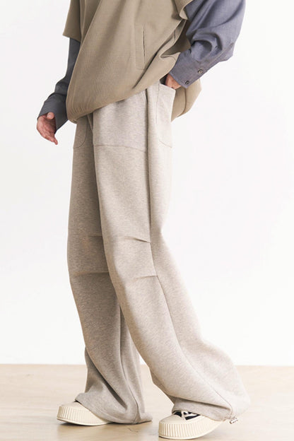 Knee Fit Spring Museum - Fall Pants and Gravity Women's Casual Pleats Straight