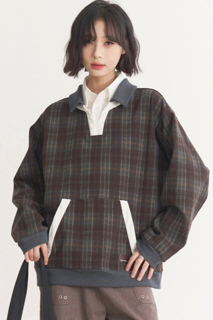 Gravity Museum 2025 Sweater Stripe Spring - Patchwork