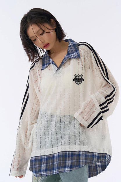 Plaid Sweatshirt